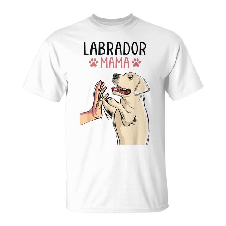 Labrador Mama Cani Donne Festa Della Mamma Donne Maglietta