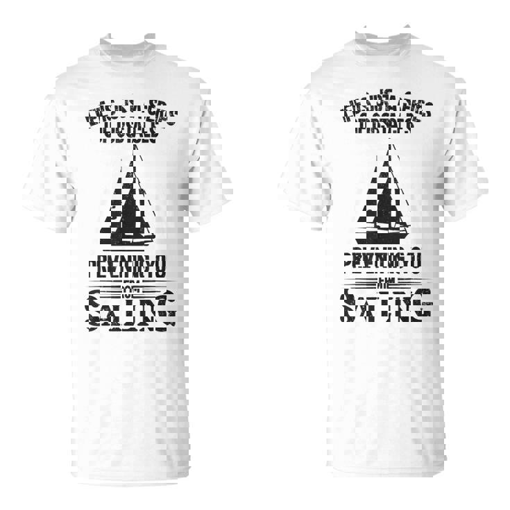 Life Is Just Aeries Obstacles セーリング ヨット Tシャツ