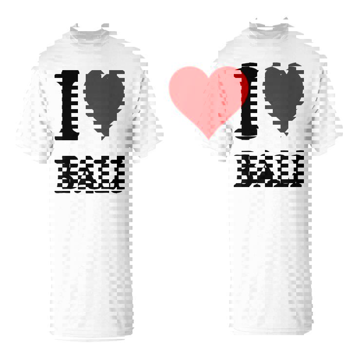 I Love Bali Tシャツ