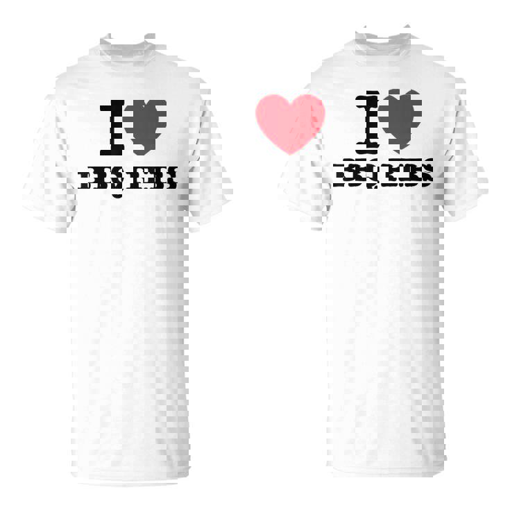 I Love Bbq リブ Tシャツ