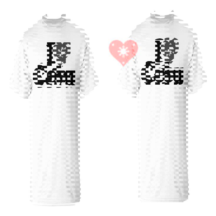 I Love Heart Cebu フィリピン諸島 Tシャツ