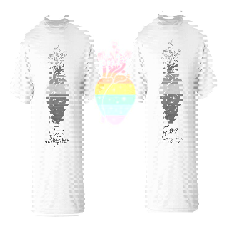 Love Wins Always Lgbt Lgbtq レインボープライド月間サポート Tシャツ