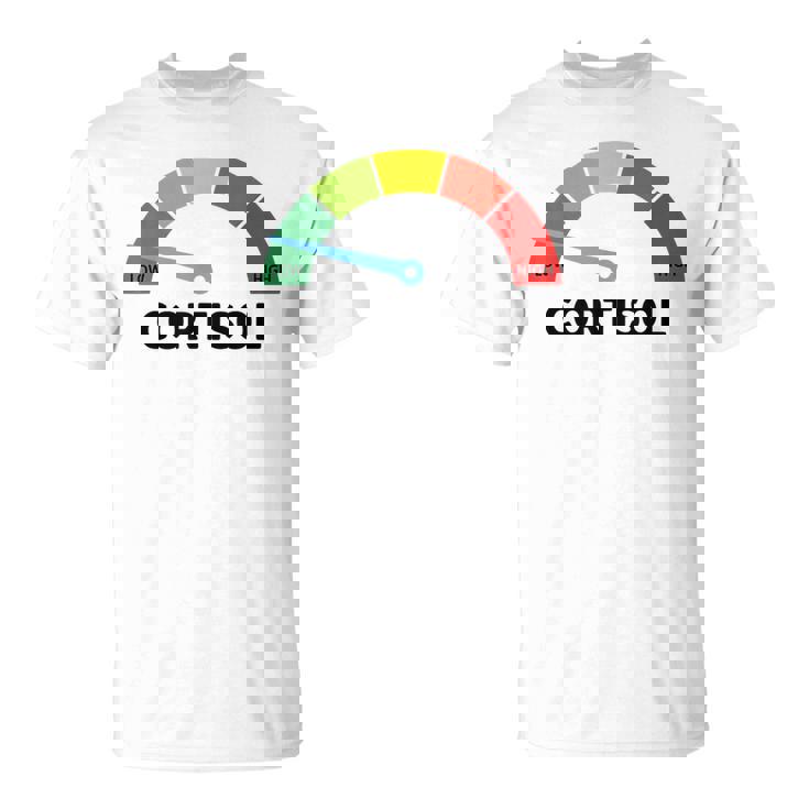 Low Cotisol Maxxing おもしろミーム ソーシャルメディア 自己改善 Tシャツ