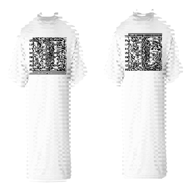 Mf イニシャルm F 名前 姓 オノマスティクス オノマトジー Tシャツ