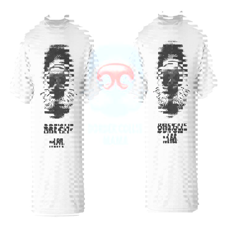 Nariz Para Perro Mamá Border Collie Camiseta unisex