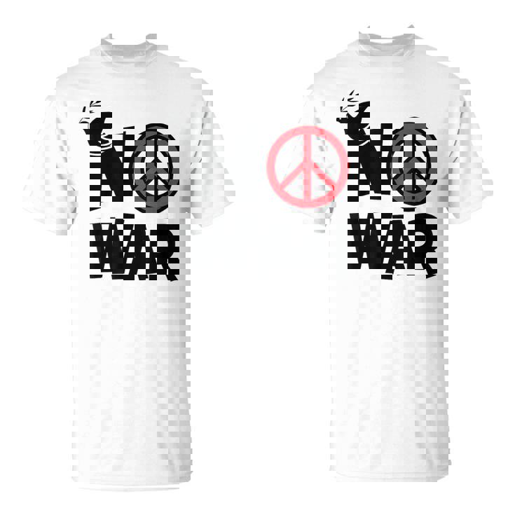 No War 反戦 平和の鳩 Tシャツ