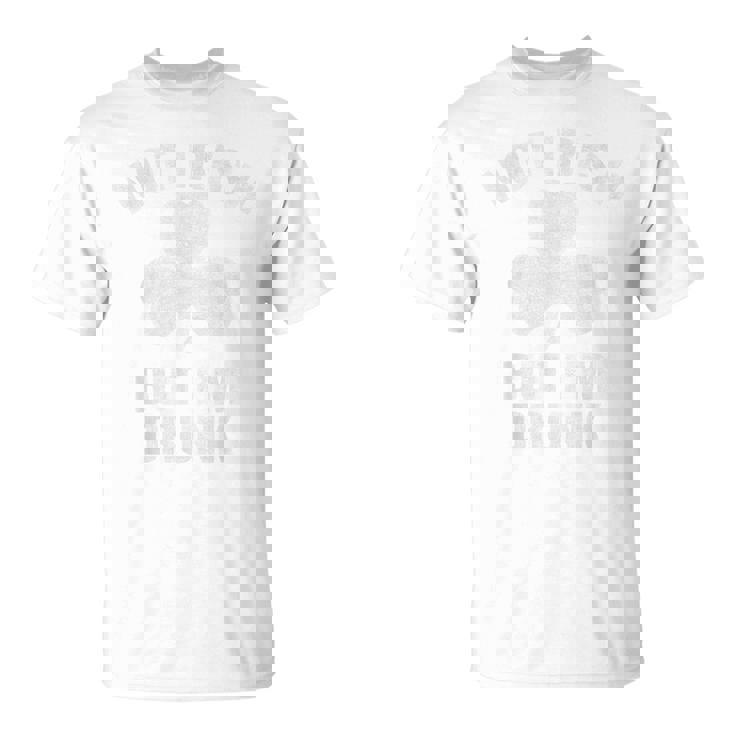 Not Irish But I'm Drunk Witht Patrick's Day クローバー Tシャツ