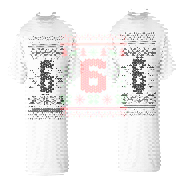 Number 6 Santa Ugly Christmas T-Shirt