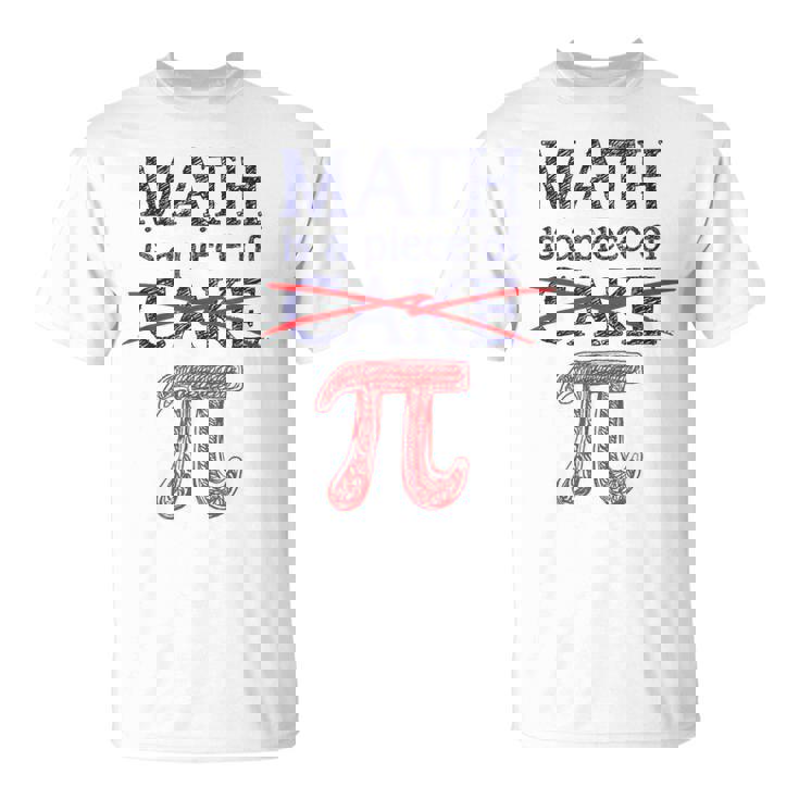 Pi Day Math Is A Piece Of Cake ファニーtシャツ 314用 Tシャツ