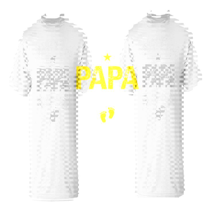 メンズ Promoted To Papa Est 2027Oon To Be Dad Tシャツ