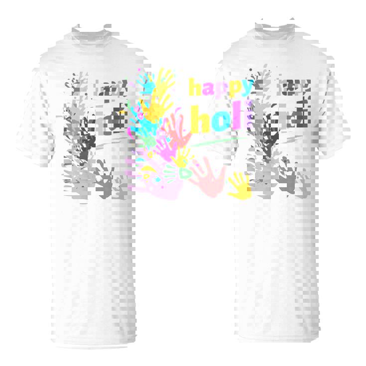 Vibrant Happy Holi Tシャツ