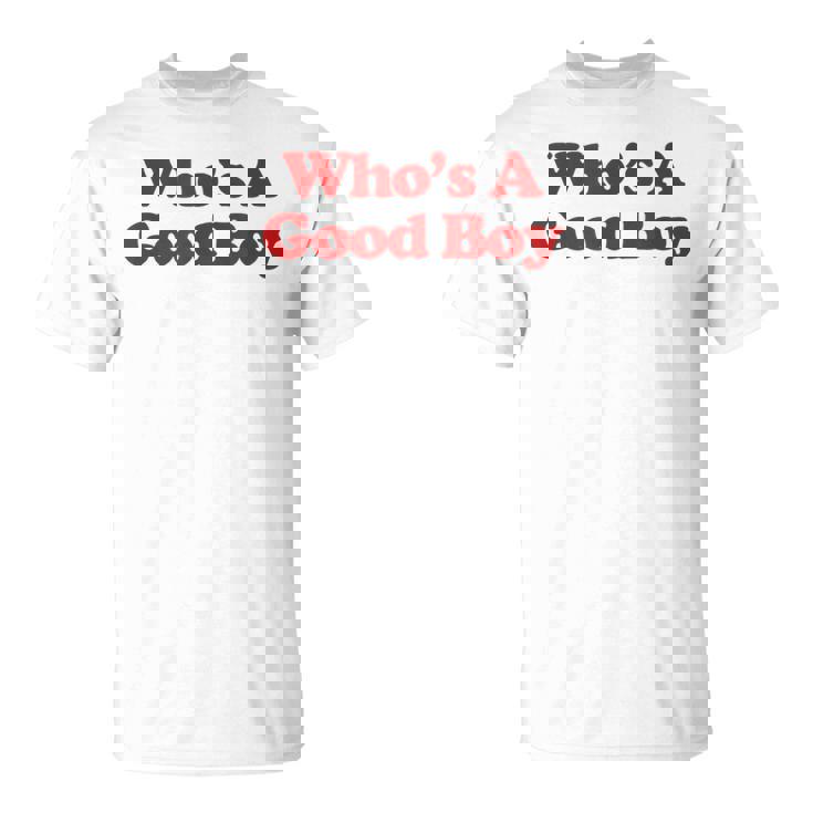 Who's A Good Boy Y2k Aesthetic Trendy Tシャツ