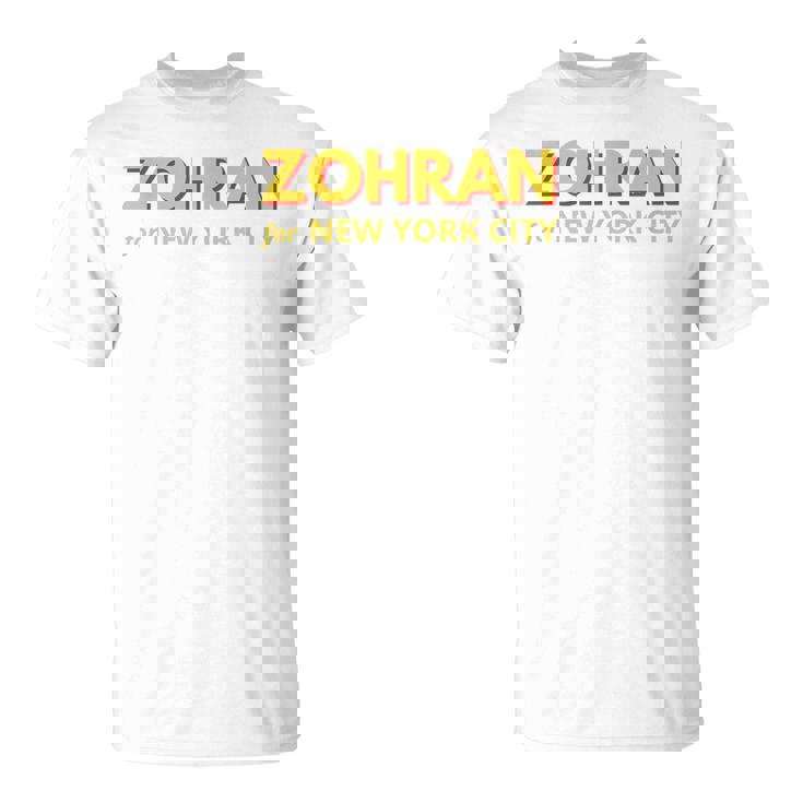 Zohran Mamdani ニューヨーク市長用 面白い クール トレンディ プログレッシブ Tシャツ