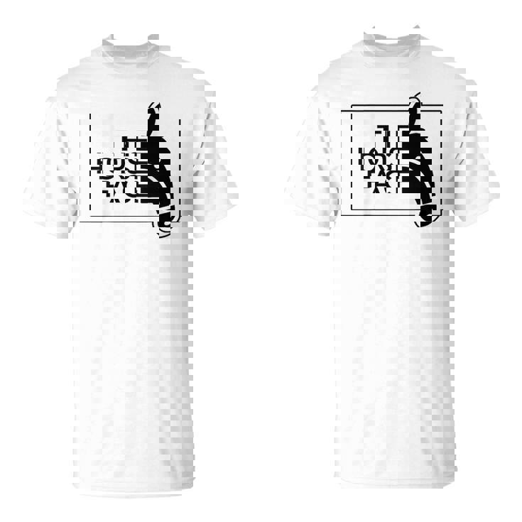 【バックプリント・背中側】ザ・ホース・フェイス The Horse Face 午年 馬 2026 パロディ Tシャツ