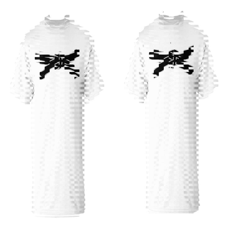 かっこいい日本武道空手柔道黒帯 Tシャツ