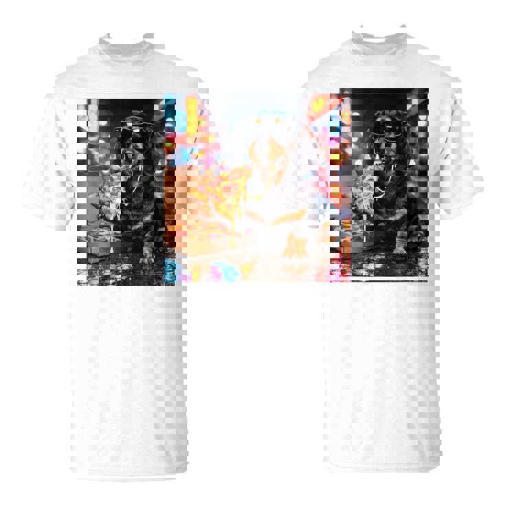 かわいい ダックスフンド 犬 ピザ 面白い 男の子 女の子 コスチューム 大人 ミーム Tシャツ