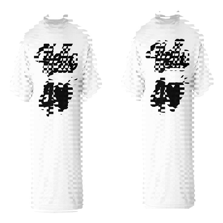 こんにちは40歳 40歳 40歳 誕生日 四十歳 母 Tシャツ