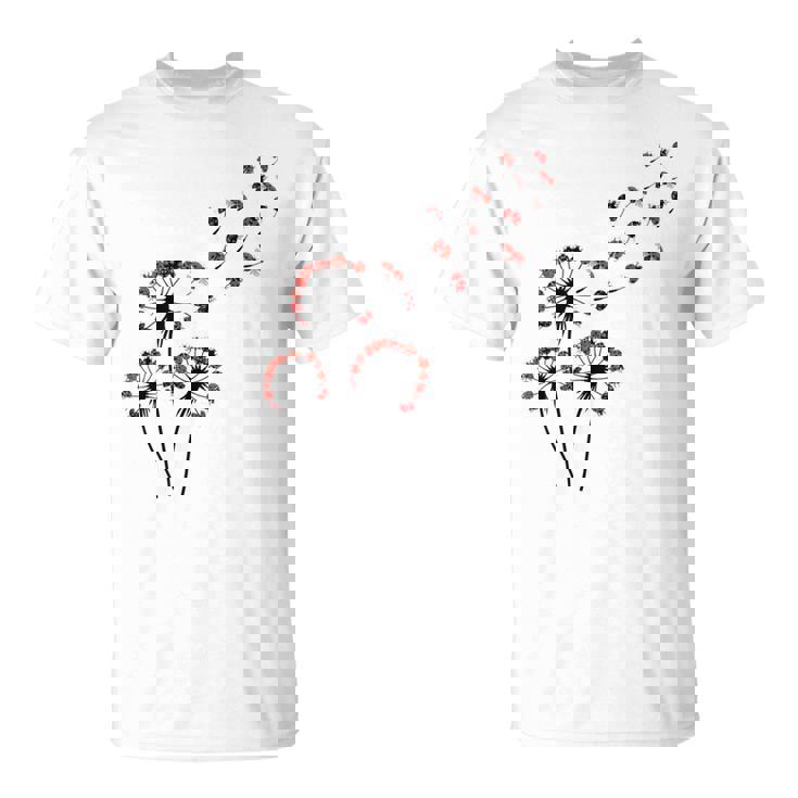 てんとう虫愛好家のためのフラワータンポポてんとう虫シャツ Tシャツ