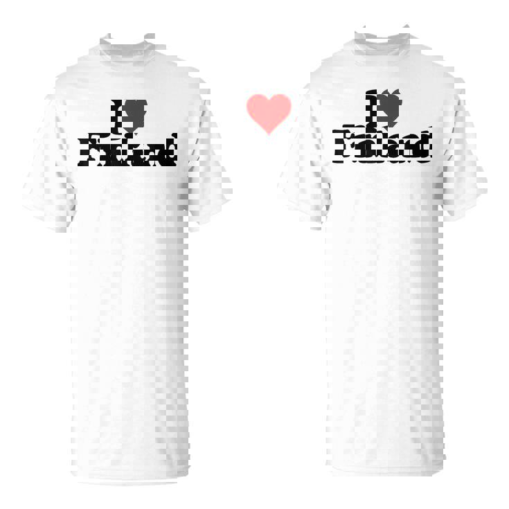 アイラブハートフィンランド Tシャツ