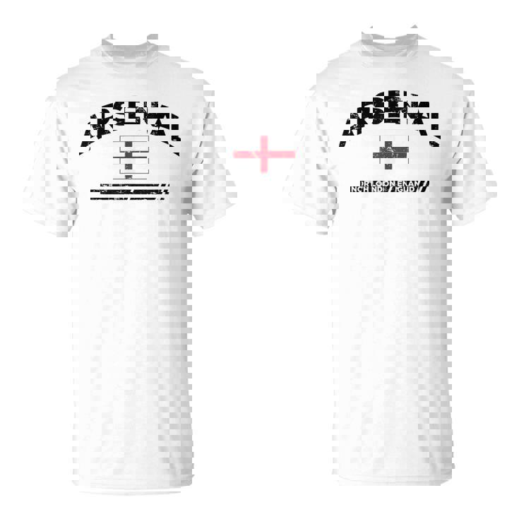 アーセナル・タウン・オブ・ノース・ロンドン、イングランド イギリス Tシャツ