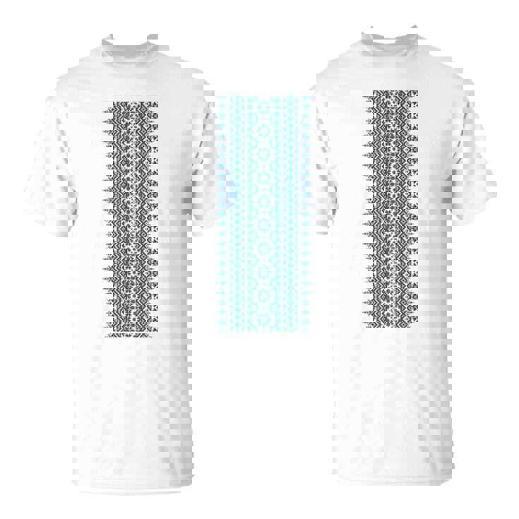 ウクライナ刺繍yshyvanka プリント 民族風オーナメント Tシャツ