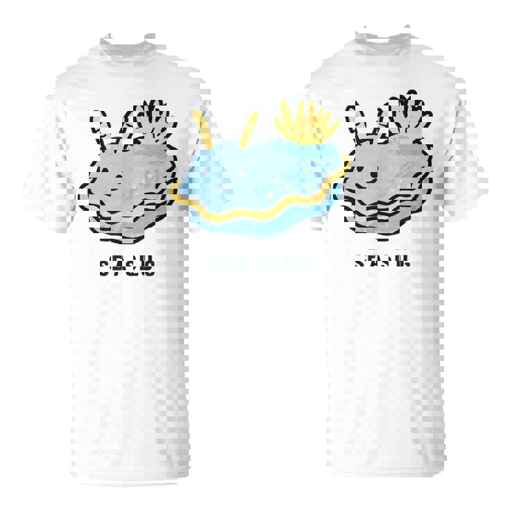 ウミウシ 海牛ealug イラスト ゆるい 簡単 おもしろ かわいい 動物 人気 海洋生物 Tシャツ