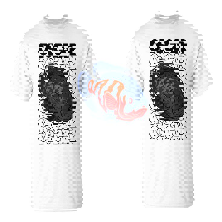 オスカーフィッシュ 80年代スタイル モンスターフィッシュキーパー 熱帯魚 Tシャツ