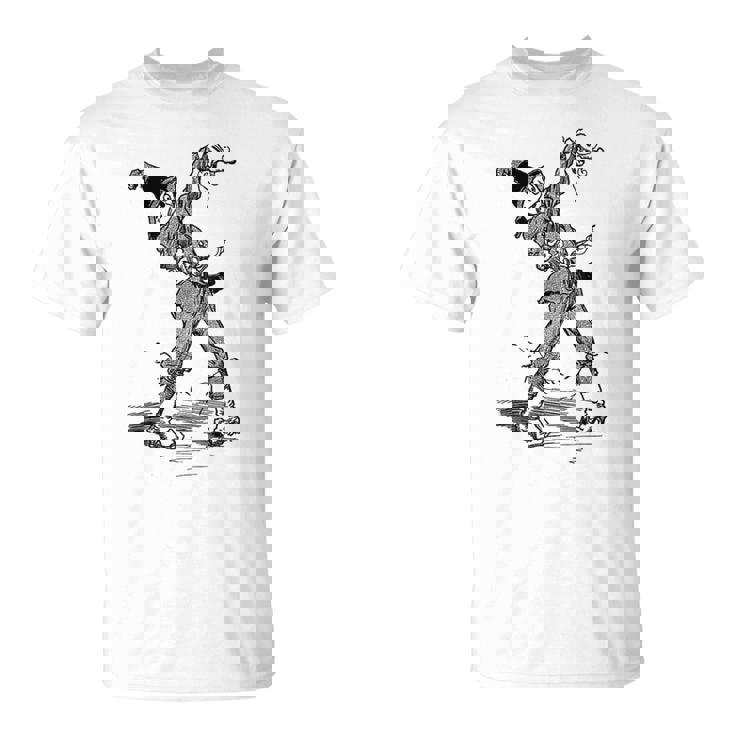 オズの土地 ビンテージアート ハロウィーン オズの魔法使い かかし Tシャツ