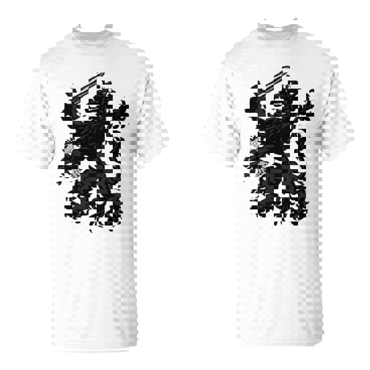 オランダ国旗 オランダプライド オランダルーツ ライオンコート Tシャツ