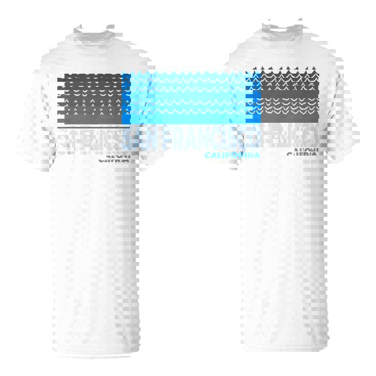 カリフォルニア州サンフランシスコ サンフランシスコ カリフォルニア アクアティック Tシャツ