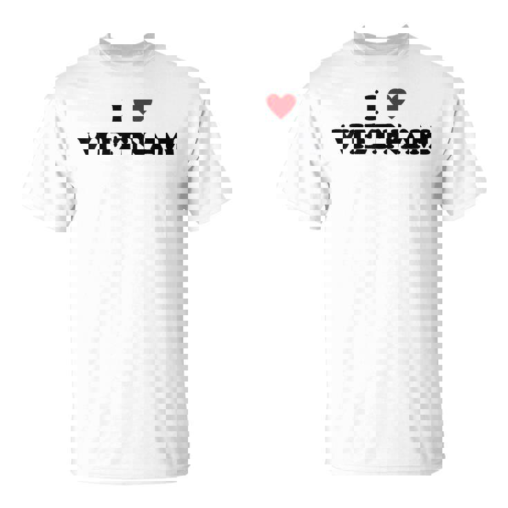カントリーハートプライド-ファニーアイラブベトナム Tシャツ