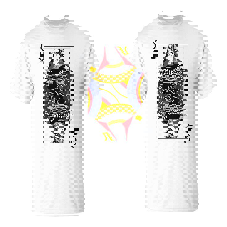 クイーンクラブ ポーカーカード トランプ ブラックジャックカード 長袖tシャツ Tシャツ