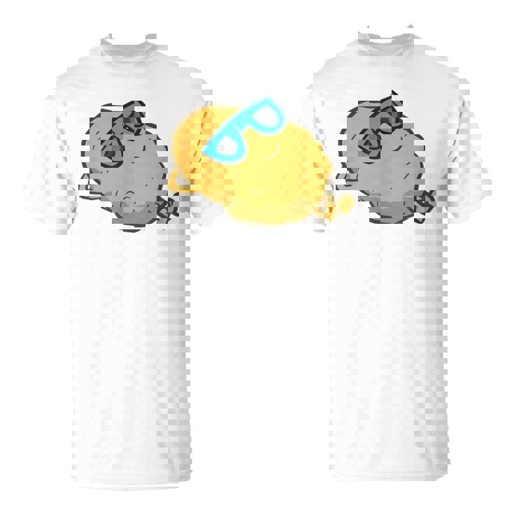 サングラスでかわいいポテチ リラックスポテチ Tシャツ