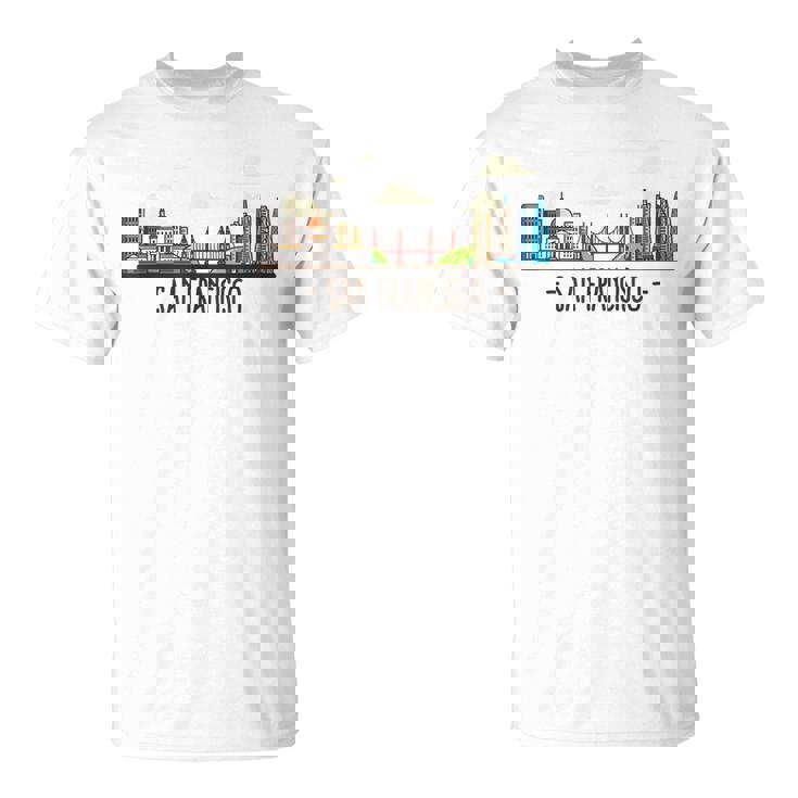 サンフランシスコカリフォルニアアメリカ合衆国-お土産 Usa Tシャツ