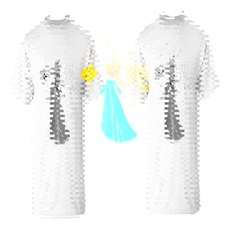ザ・スーパーマリオギャラクシー・ムービー Rosalinatarhine Tシャツ