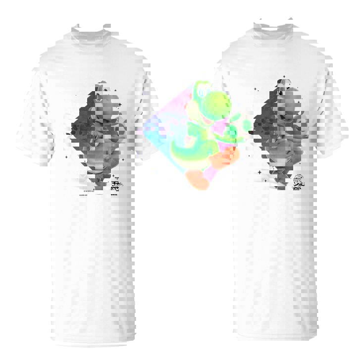 ザ・スーパーマリオギャラクシー・ムービーyoshi In Action Tシャツ