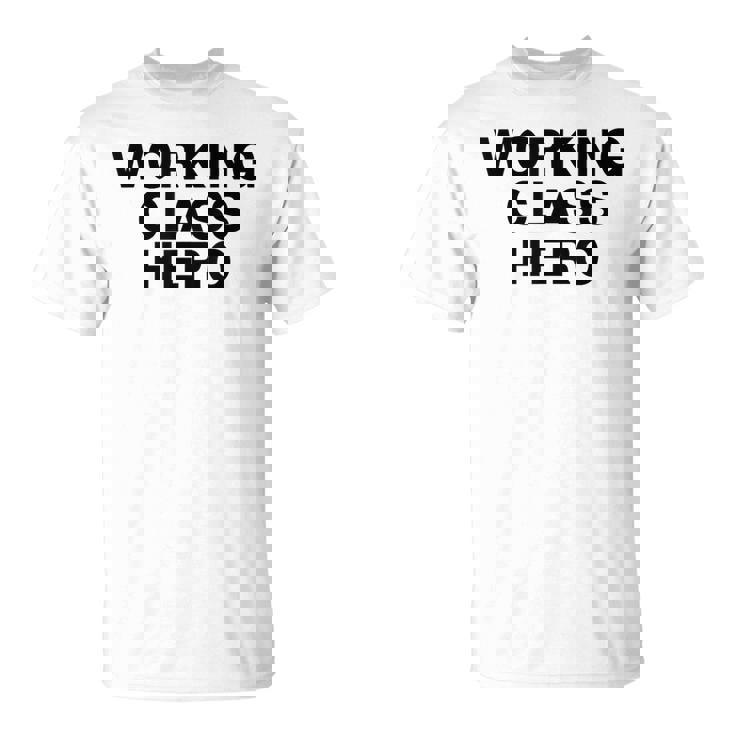 ジョン・ロック平和活動家が着用したワーキングクラスヒーロー。 Tシャツ