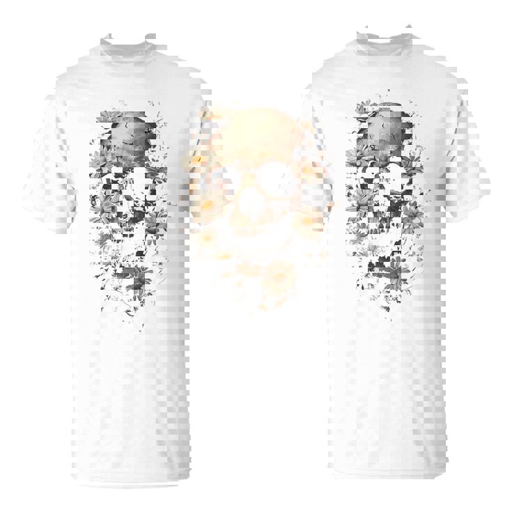 スカルバックプリント。 Tシャツ