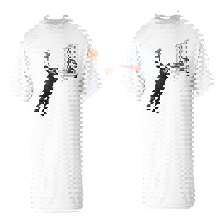 ダンキングダビングキムジョンウン北朝鮮バスケットボール Tシャツ