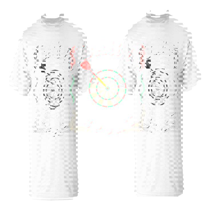 バックプリント ダーツ スポーツ ダーツボード アローダーツクラブ協会 Tシャツ