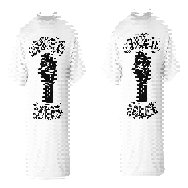 チカーノパワー メキシコ メキシコ ラティーナ ラテンクス ラザノ ラ ミグラ Tシャツ