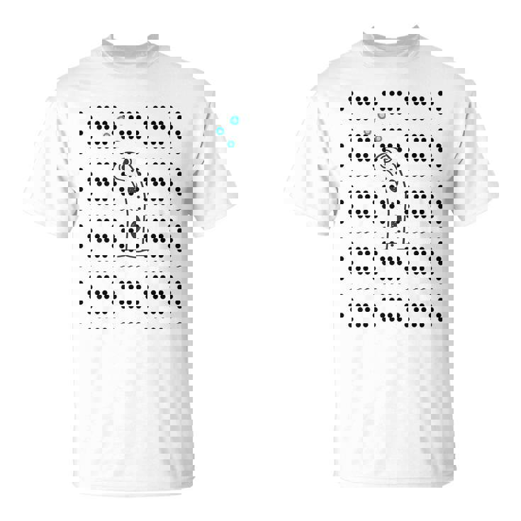 チンアナゴ《ドット柄 水玉模様》【どうぶつフレンズ】魚 水族館の生き物 かわいい 面白い 動物 Tシャツ