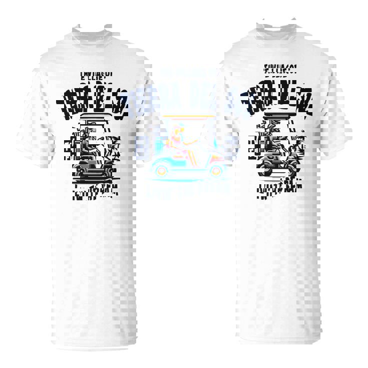 ティエラ・デル・ソルの村ゴルフカートデザイン。 長袖tシャツ Tシャツ