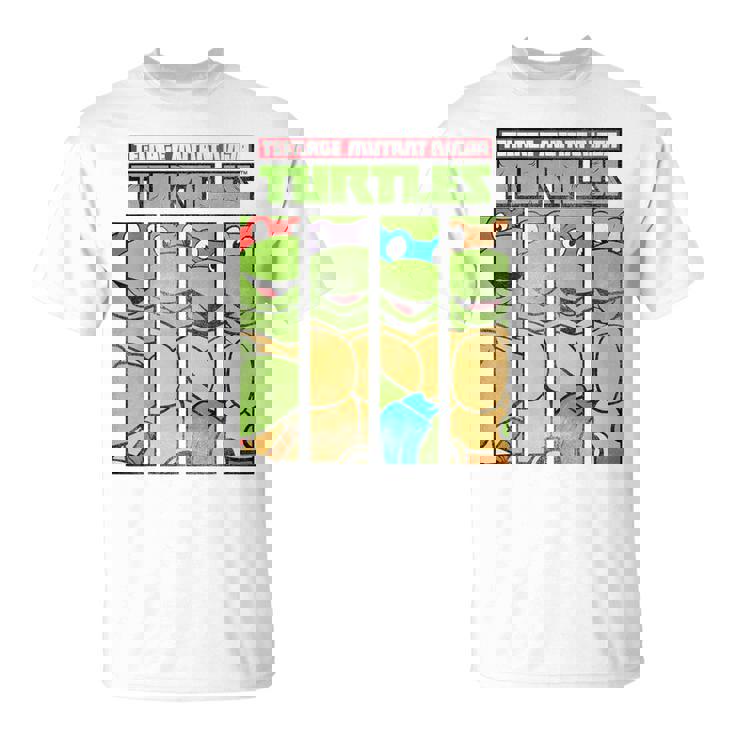 ティーンエイジ・ミュータント・ニンジャ・タートルズ フェイスパネル グラフィックtシャツ Tシャツ