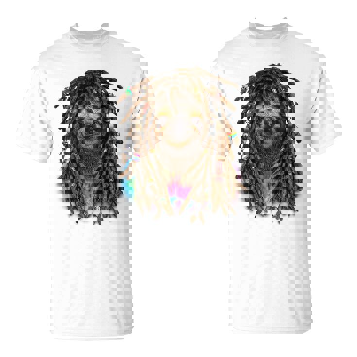 ドレッド ヒップホップ レゲエ 動物 ナマケモノ Tシャツ