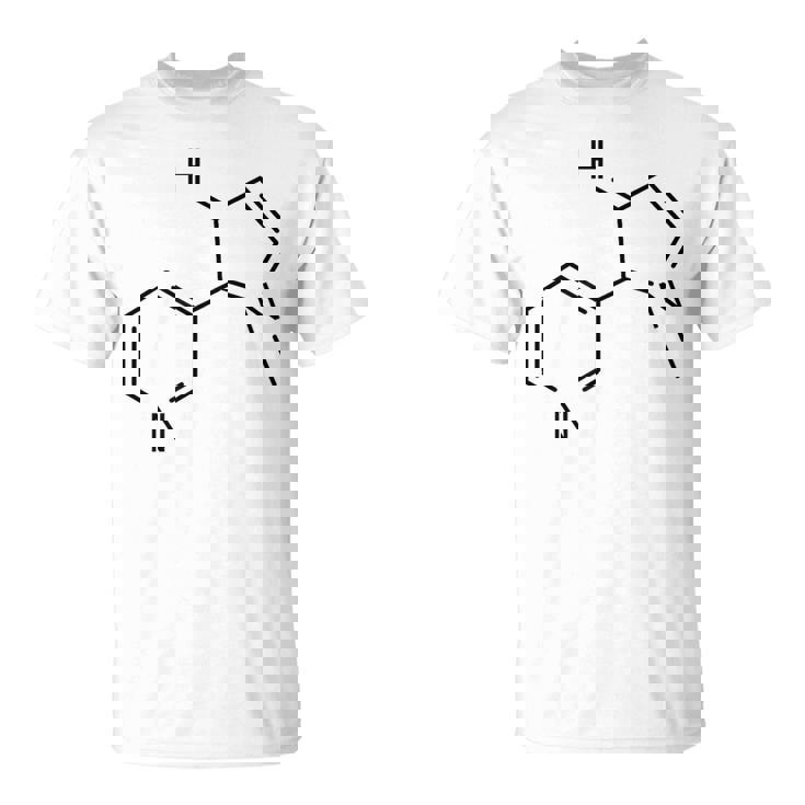 ニコチンの化学構造 Tシャツ