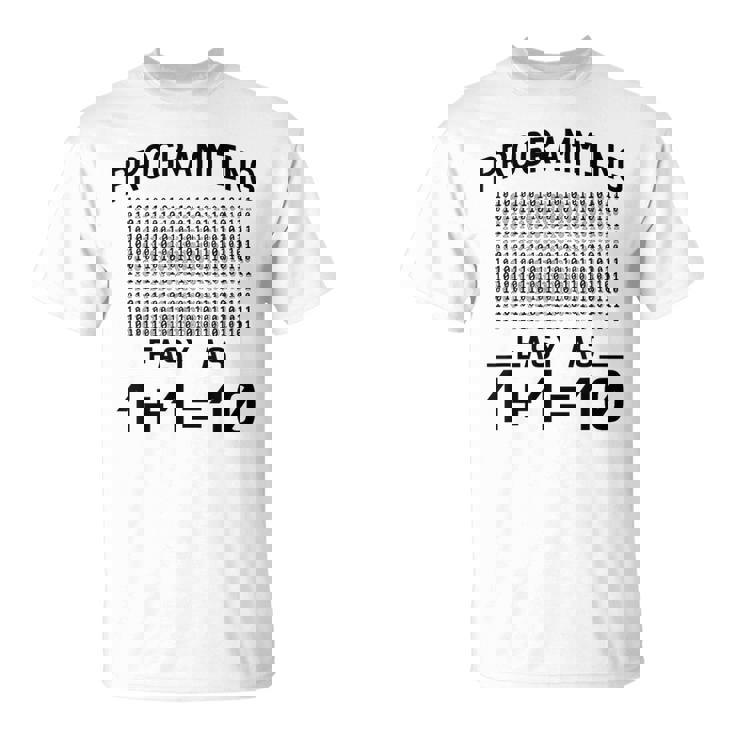 バイナリコーディングプログラミング 1110 バイナリコード Tシャツ