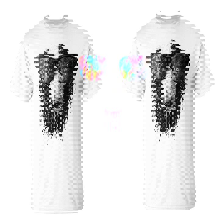 ボルゾイ 犬 モチーフ ペット イラスト サングラス ボルゾイ Tシャツ