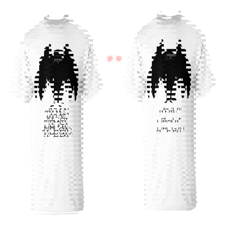 モスマン男女兼用クールクリプティッドモンスターウィアード Tシャツ