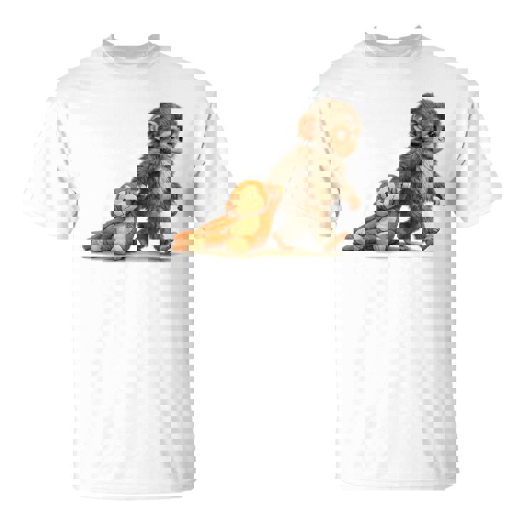 モンキーパンチ ベビー マカク リトルパンチ ビッグ キュート ラブ ぬいぐるみ Tシャツ